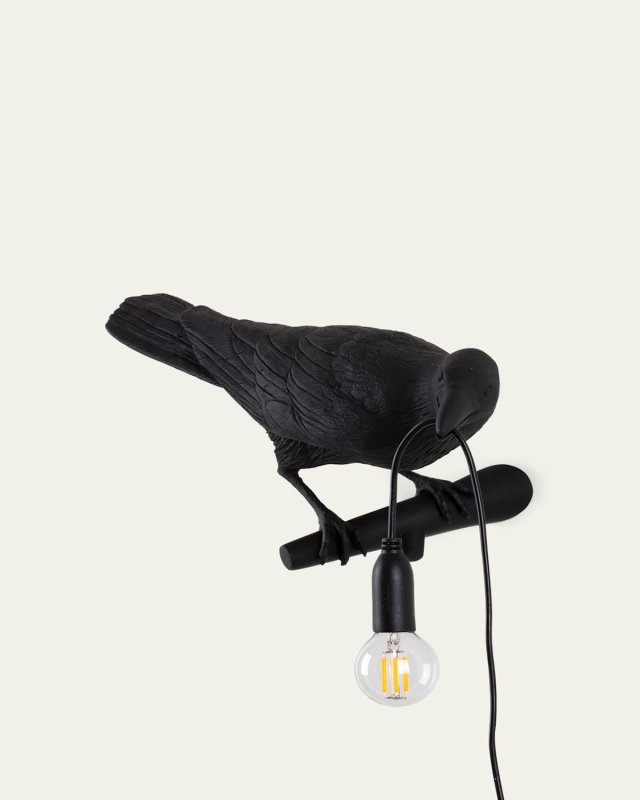 Bird Looking Right LED Lamp